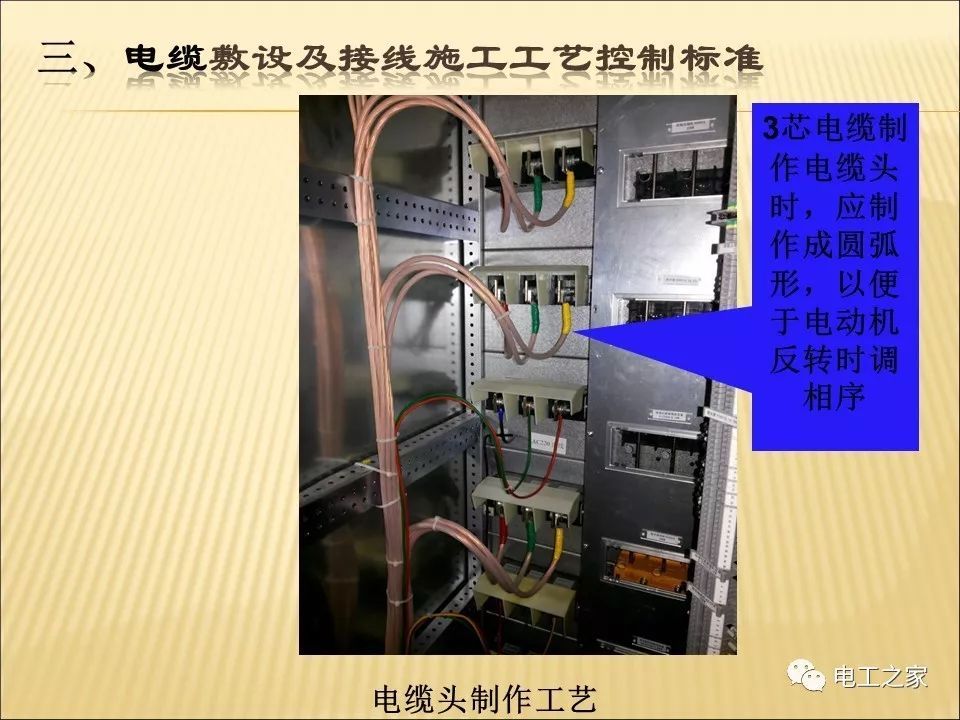 一條完成開關(guān)柜安裝，電纜橋架施工，電纜敷設(shè)及布線施工，照明配電箱施工