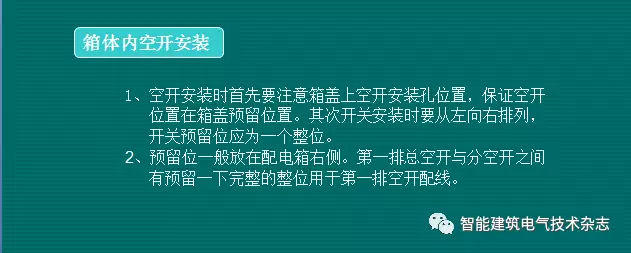 必須收集！配電箱內(nèi)部布線要求